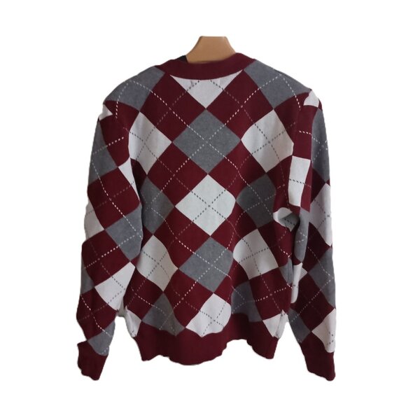 Grace Karin Argyle Button Down Cardigan Sweater Women’s Size XL NWT Grandpa - Picture 3 of 16